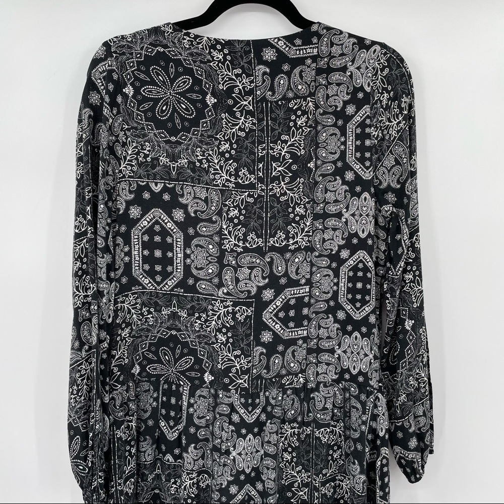 Altar'd State Black & white Patchwork Print Dress - Picture 11 of 12